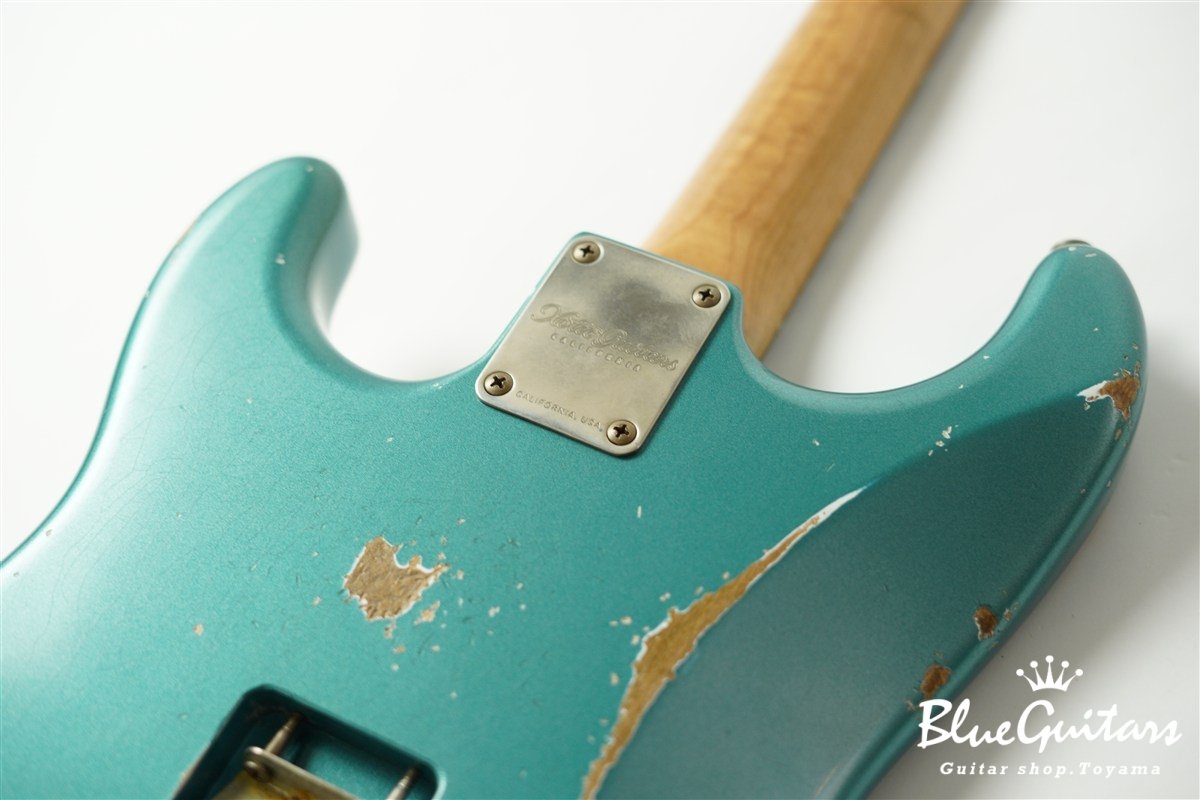 XSC-2 Pelham Blue Medium Aged / Alder / Roasted Flame Maple Reverse Head #3907