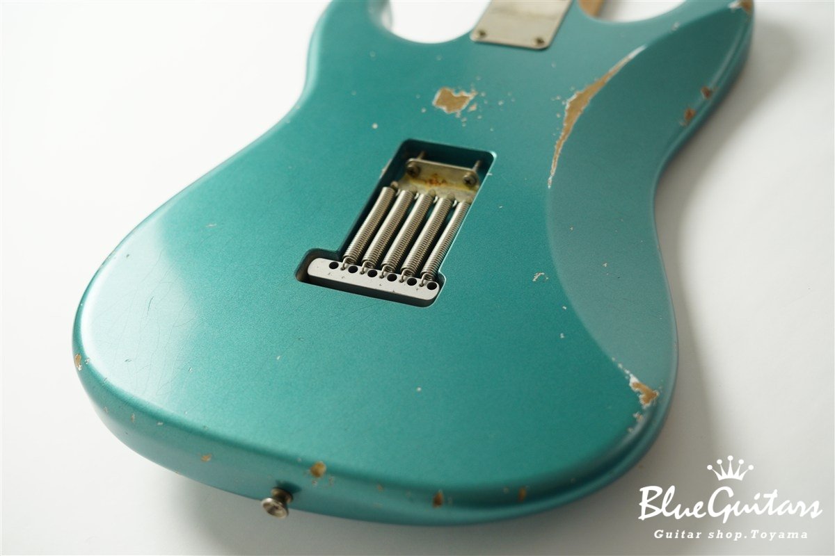 XSC-2 Pelham Blue Medium Aged / Alder / Roasted Flame Maple Reverse Head #3907