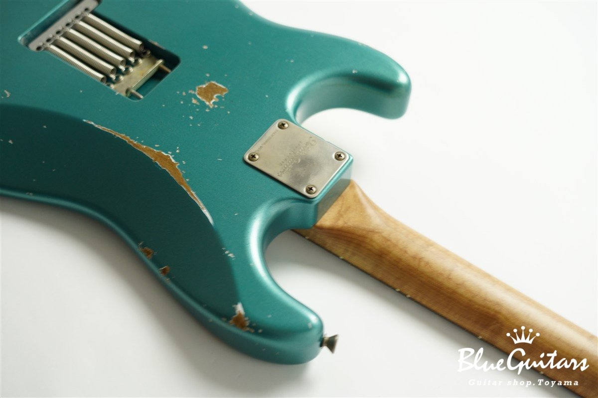 XSC-2 Pelham Blue Medium Aged / Alder / Roasted Flame Maple Reverse Head #3907