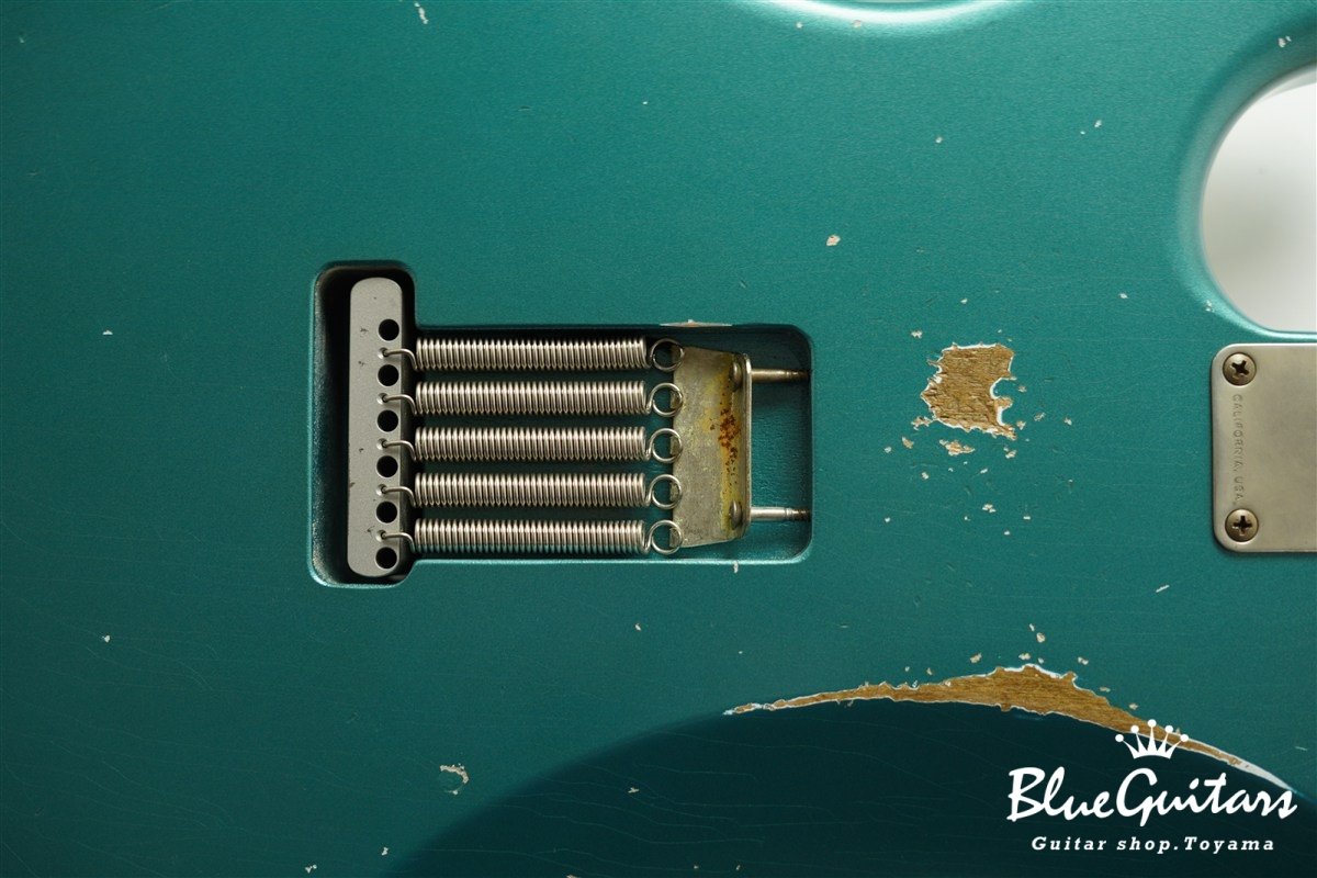 XSC-2 Pelham Blue Medium Aged / Alder / Roasted Flame Maple Reverse Head #3907