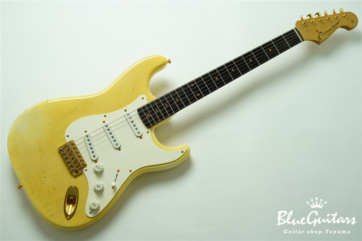 g7-ST/R Lightly Aged - Aged Olympic White w/Gold Hardware