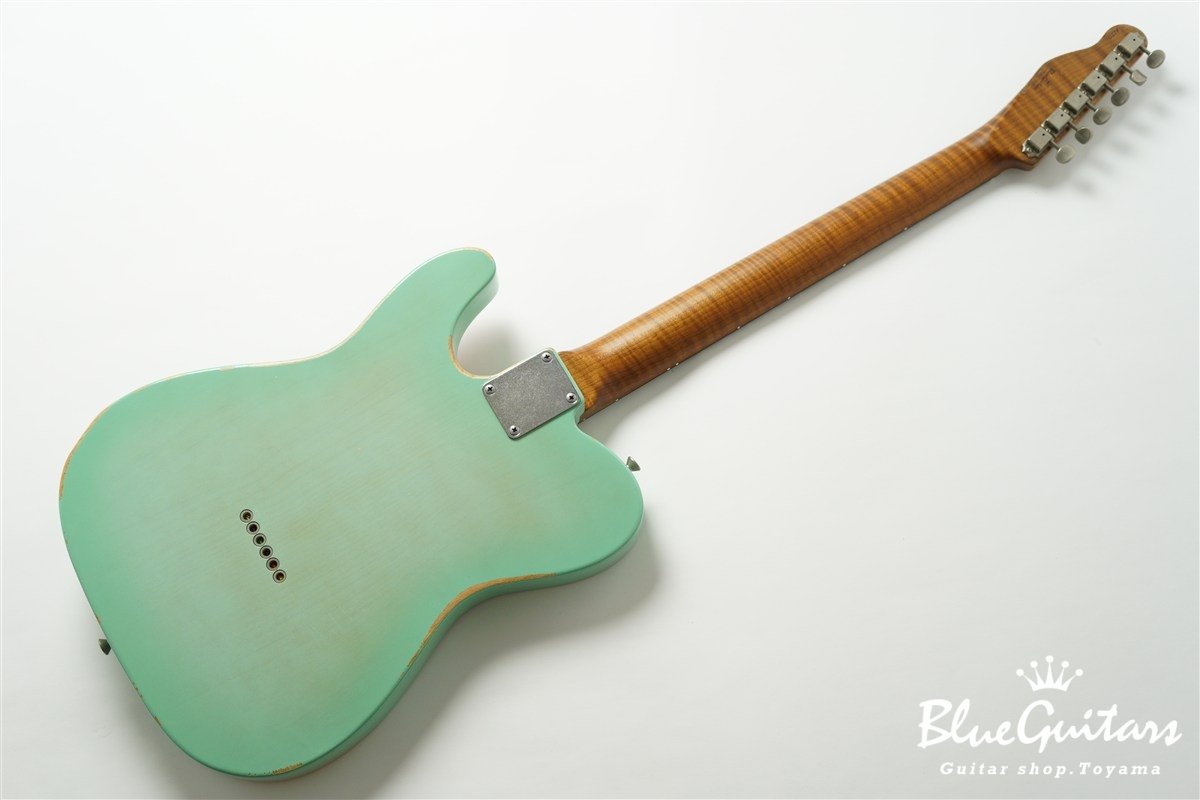 Model T. Patina #280 Medium Aged - Seafoam Green Burst with Copper Pink