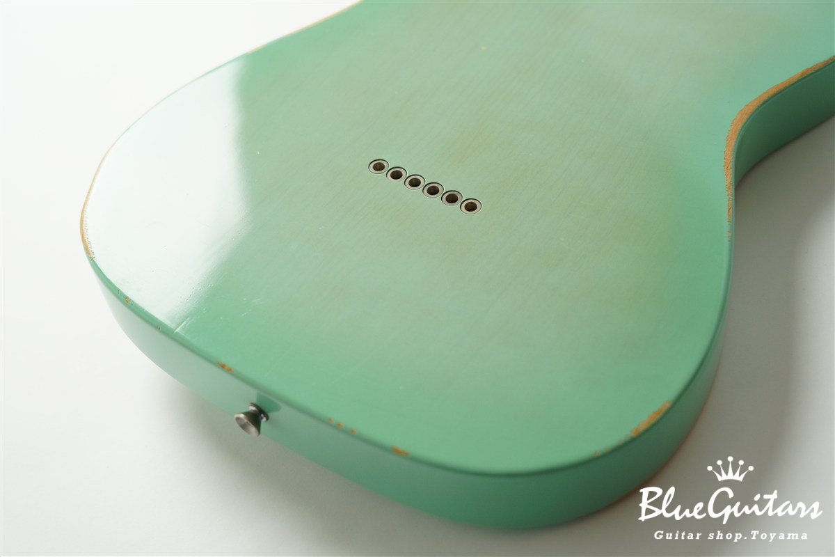 Model T. Patina #280 Medium Aged - Seafoam Green Burst with Copper Pink