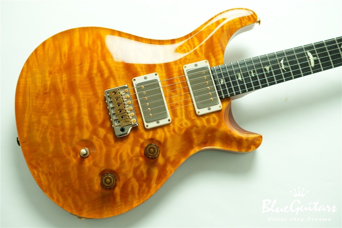 Wood Library Custom 24 1-piece Quilt Maple Top - Santana Yellow