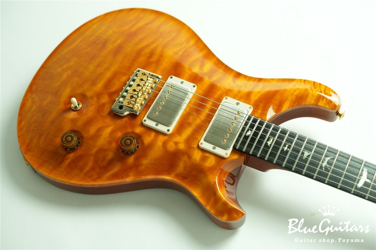 Wood Library Custom 24 1-piece Quilt Maple Top - Santana Yellow