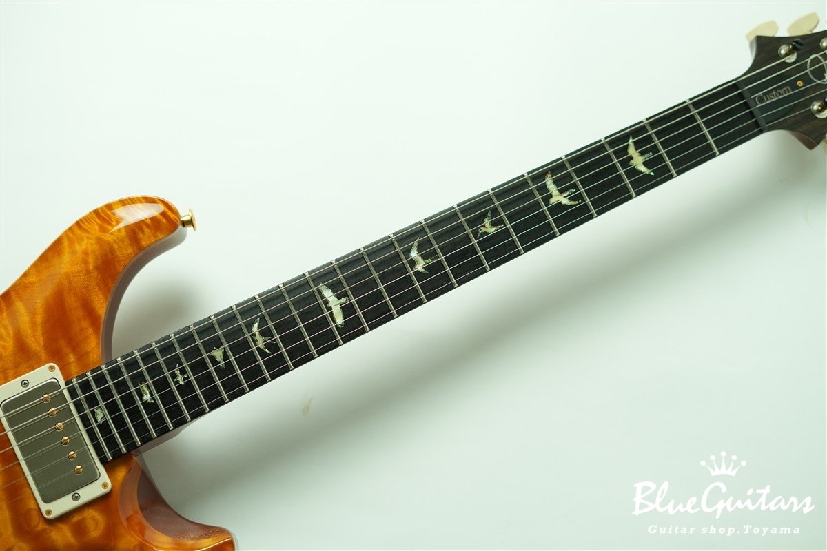 Wood Library Custom 24 1-piece Quilt Maple Top - Santana Yellow