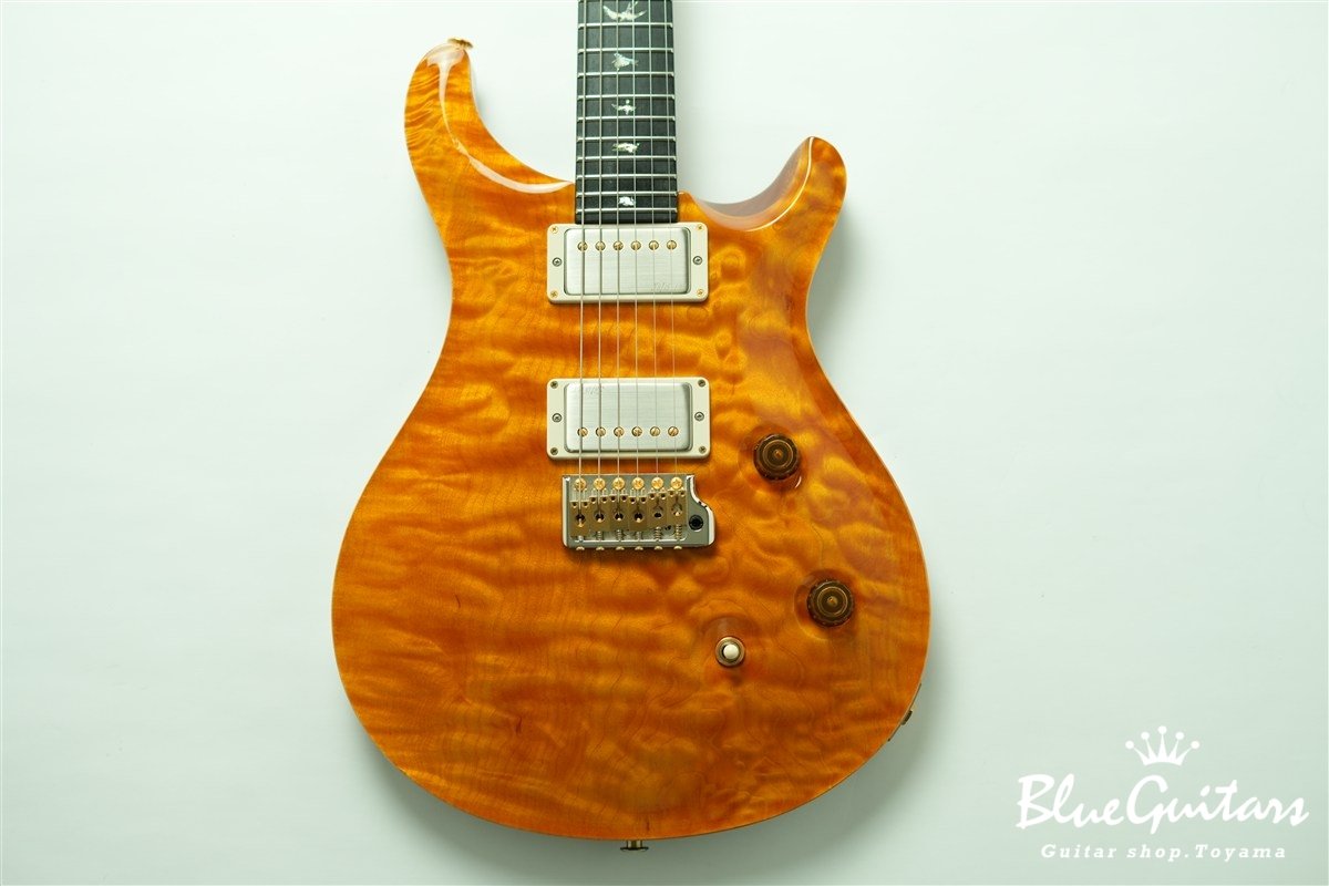 Wood Library Custom 24 1-piece Quilt Maple Top - Santana Yellow