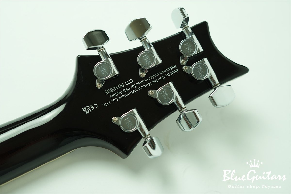 SE Custom 22 Semi-Hollow Quilt Maple Top - Black Gold Sunburst