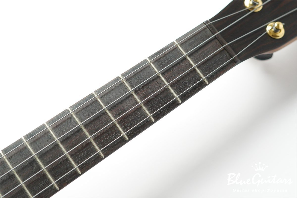 ukulele tenor 14f std. w Curly Hawaiian Koa Top / Ebony SIDE & BACK