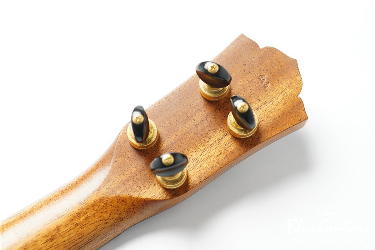 ukulele tenor 14f std. w Curly Hawaiian Koa Top / Ebony SIDE & BACK