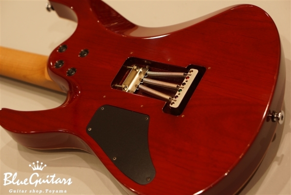 Modern Quilt Maple Top - Faded Trans Wine Red Burst