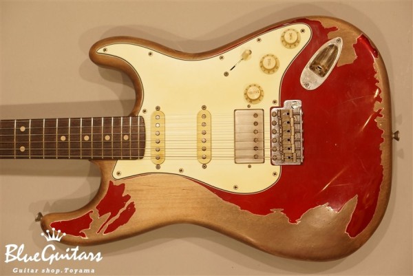 Xotic XSC-2 Candy Apple Red #374/Super Heavy Aged/5A Grade Flame