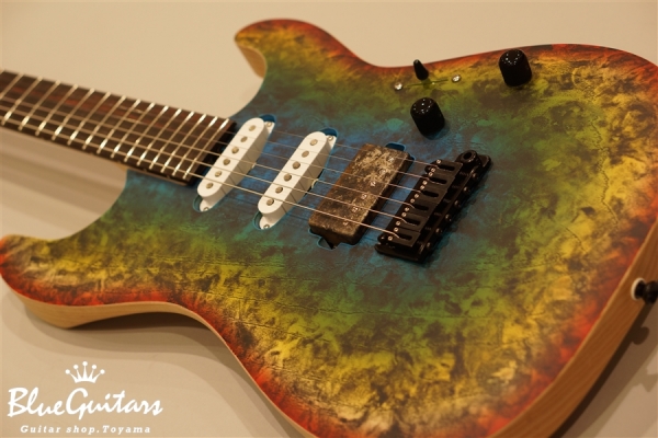 S-622 Ash/R - Grand Prism w/Matching Head & Red Line Logo & Luminlay(Side) & MG-T