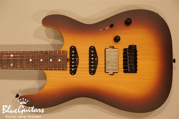 S-622 Alder/R - Burnt w/Luminlay(Side),White Pearl(Face)Dot & MG-T