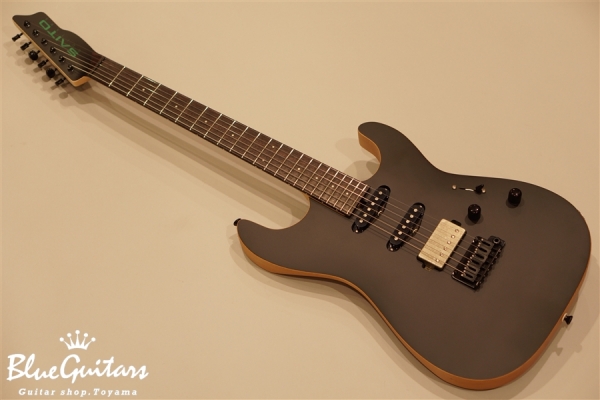 S-622 Alder/R - Black w/Matching Head & Green Solid Logo & Luminlay Face/Side Dot & MG-T