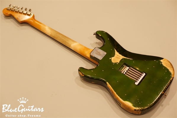 Model S. #007 Heavy Aged - Candy Apple Green with Copper Red