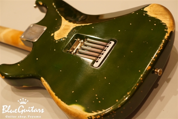 Model S. #007 Heavy Aged - Candy Apple Green with Copper Red