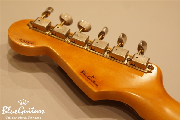 Model S. #007 Heavy Aged - Candy Apple Green with Copper Red