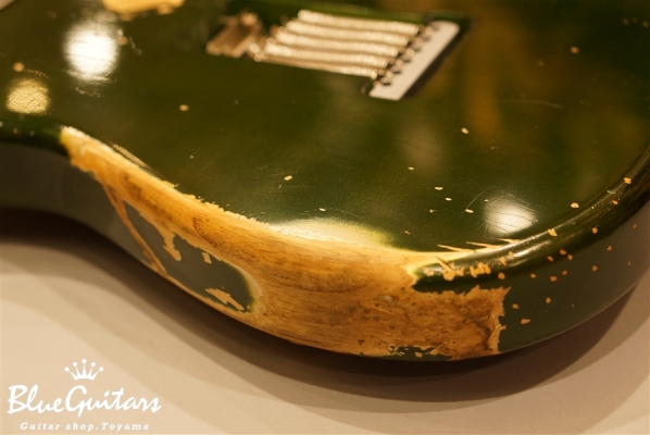 Model S. #007 Heavy Aged - Candy Apple Green with Copper Red