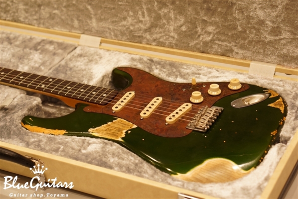 Model S. #007 Heavy Aged - Candy Apple Green with Copper Red