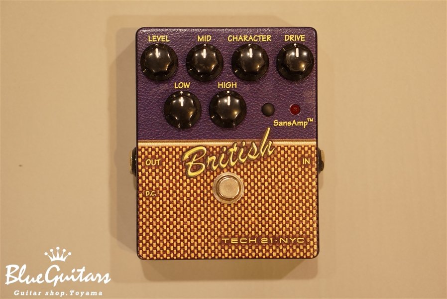 Tech 21 Sansamp British | Blue Guitars Online Store