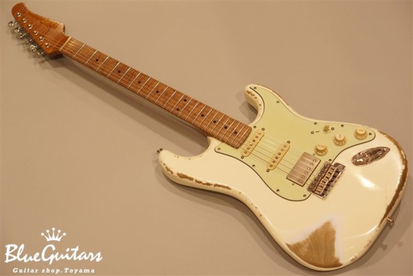 ギター Xotic XSC-2 Vintage White Midium Aged Xotic XSC-2 Vintage White Heavy Aged/Alder/RM-RM #185 | Blue