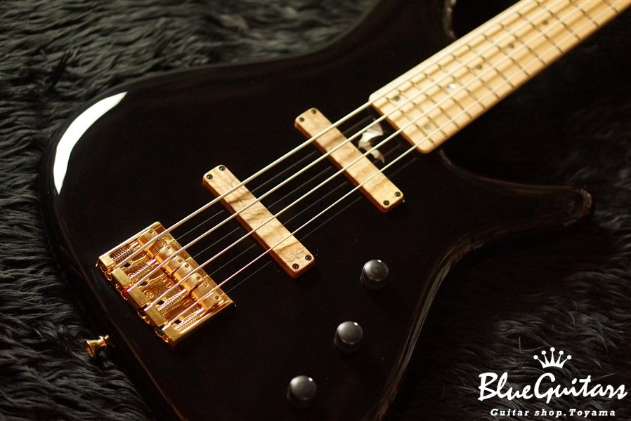 Sugi NB4M SL-ASH/BLK(STD) - Black | Blue Guitars Online Store