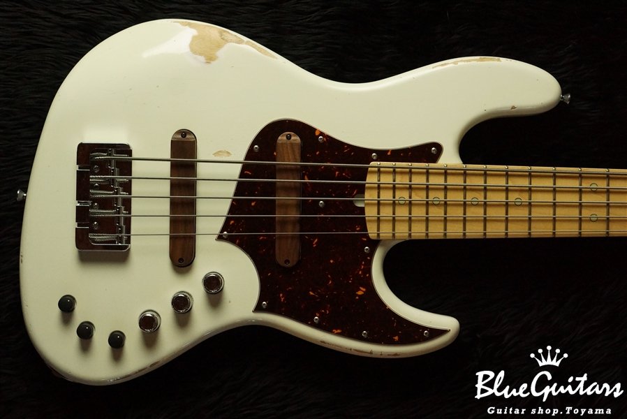 Xotic XJ-1T 5-String Light Weight #1776 - Olympic White(Lacquer