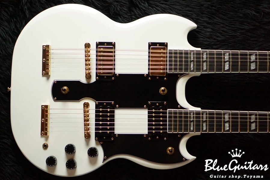Epiphone Limited Edition G-1275 Double Neck - Alpine White | Blue