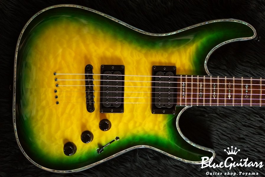 SCHECTER AD-C-1-HR/P [HELLRAISER PASSIVE] - Dragon Burst | Blue