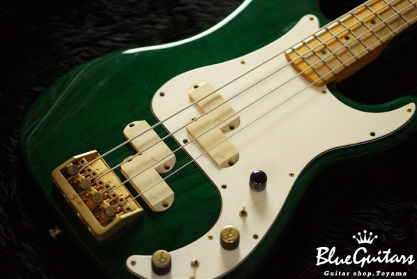 Fender USA PRECISION BASS エレキベース 緑 Fender Precision Bass Elite II - Transparent Green | Blue
