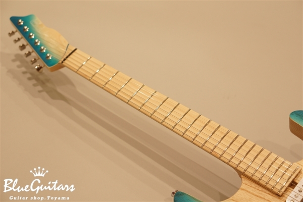 S-622 Ash/M - Morning Glory/Matching Head(White Line Logo/Blue Line) #160282