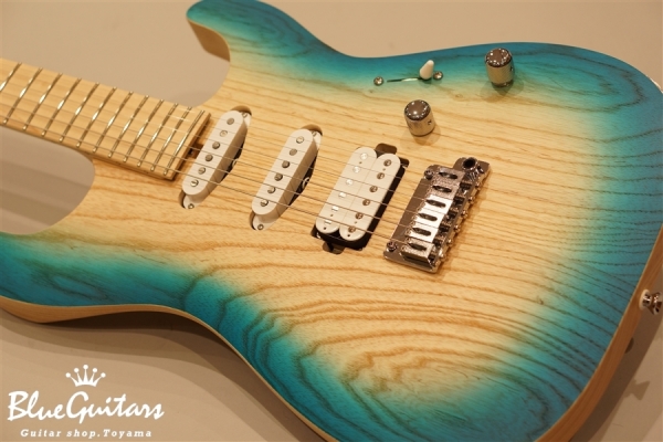 S-622 Ash/M - Morning Glory/Matching Head(White Line Logo/Blue Line) #160282