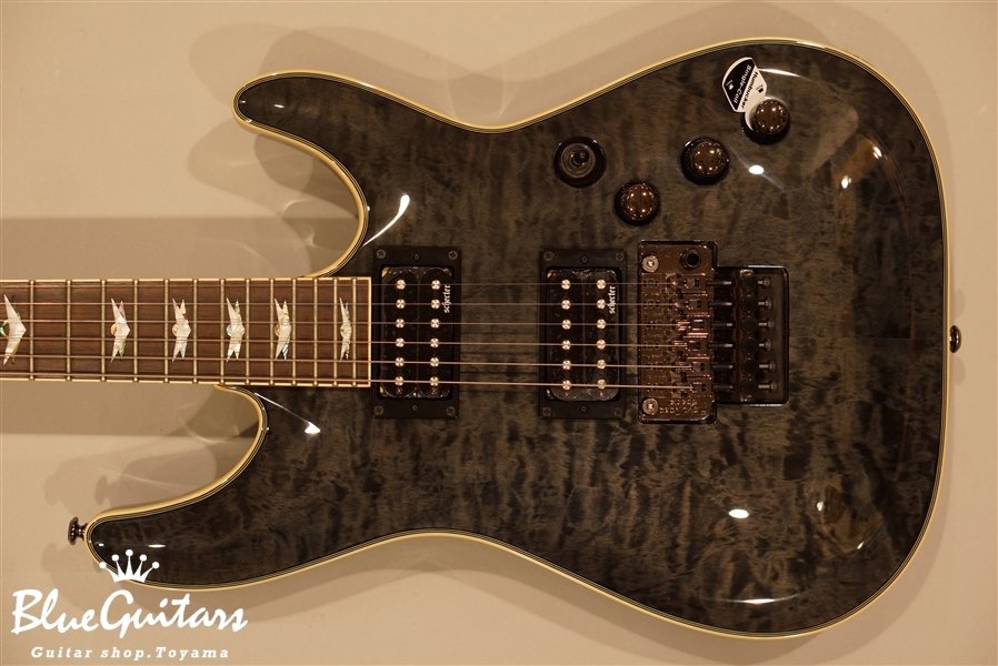 SCHECTER AD-OM-FR-EXT [Omen Extreme-FR] - See Thru Black | Blue