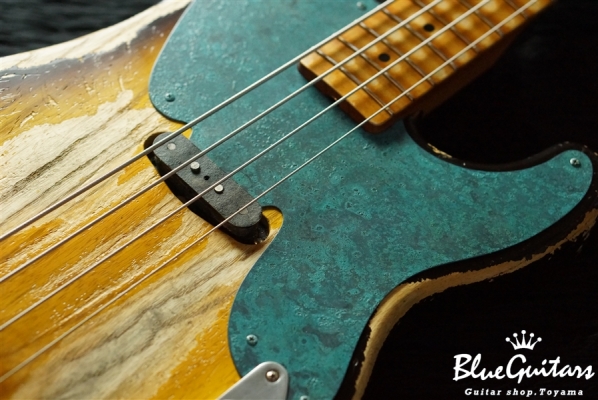 Model TB. #025 Heavy Aged - 2Tone Sunburst with Orii Blue