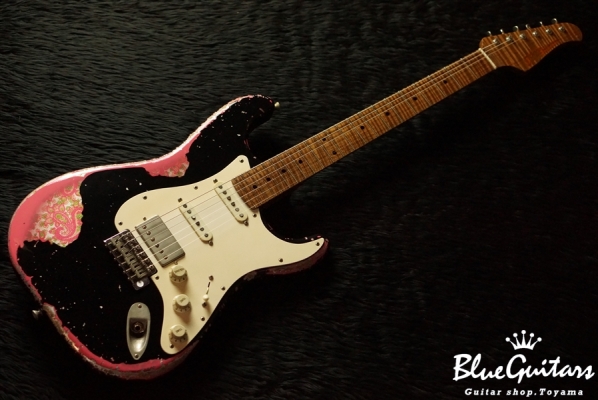 XSC-2 BK overPink Paisley/Alder/M/Master Grade Neck - Music Fair 2018 Show Special