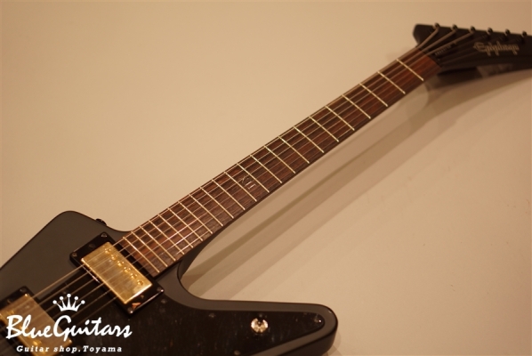 1958 EXPLORER Goth w/Gibson USA Pickups- Pitch Black