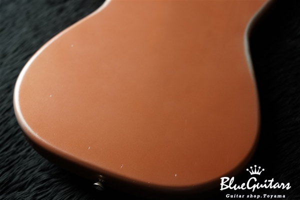 IRIS #040 - Copper Pink over Silver