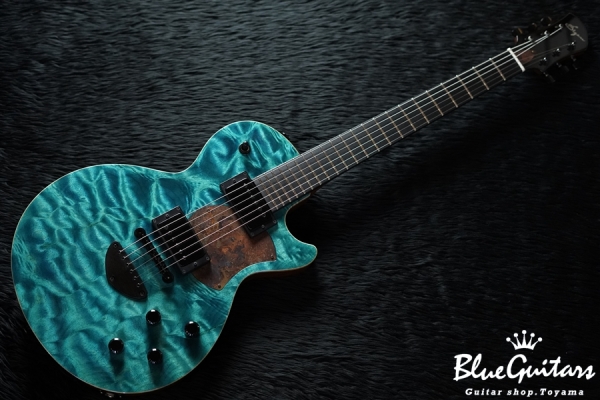 Grain – Quilted Maple 1P TOP/Ebony FB/Color:Suigetsu