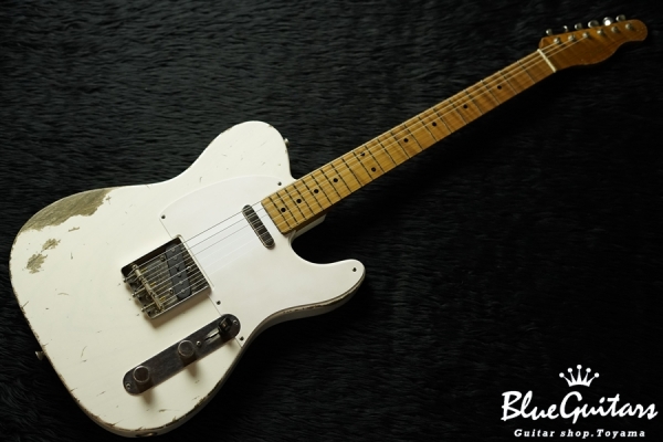XTC-1 - White Blonde #975/Heavy Aged/Ash/Roasted 4A Grade Flame Maple Neck