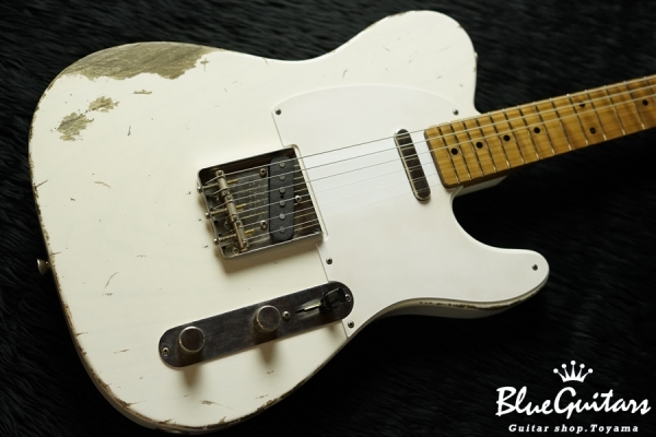 XTC-1 - White Blonde #975/Heavy Aged/Ash/Roasted 4A Grade Flame Maple Neck