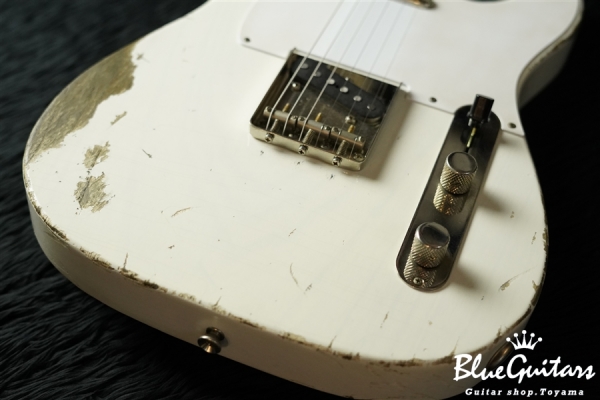 XTC-1 - White Blonde #975/Heavy Aged/Ash/Roasted 4A Grade Flame Maple Neck