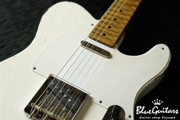 XTC-1 - White Blonde #975/Heavy Aged/Ash/Roasted 4A Grade Flame Maple Neck