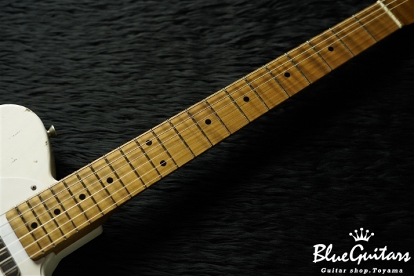 XTC-1 - White Blonde #975/Heavy Aged/Ash/Roasted 4A Grade Flame Maple Neck