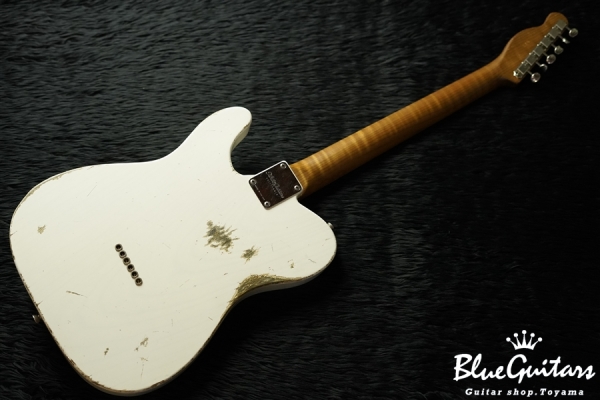 XTC-1 - White Blonde #975/Heavy Aged/Ash/Roasted 4A Grade Flame Maple Neck