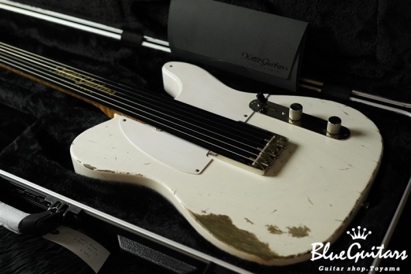 XTC-1 - White Blonde #975/Heavy Aged/Ash/Roasted 4A Grade Flame Maple Neck