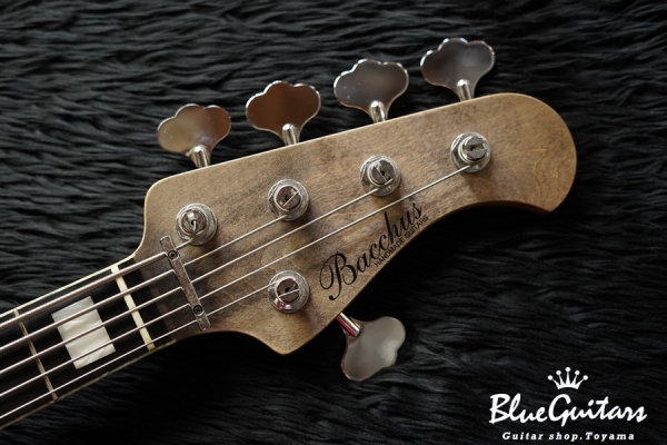 WOODLINE PREMIUM 5 Flame Maple top / Alder back - Black Oil