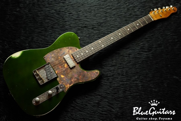 Model T. #056 Light Aged - Candy Apple Green with Copper Red