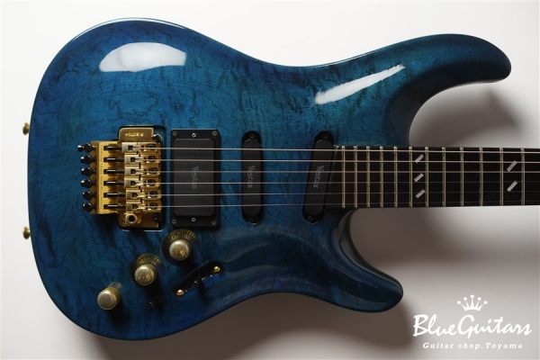Vestax GV-II F/SSH MM - Seethrough Blue | Blue Guitars