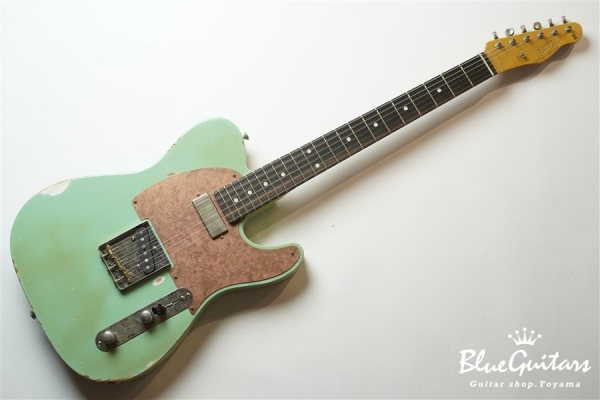 Model T. #073 Medium Aged - Seafoam Green with Copper Pink